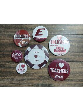 Eastern Kentucky University Pin Lot Colonels School of Opportunity Flair